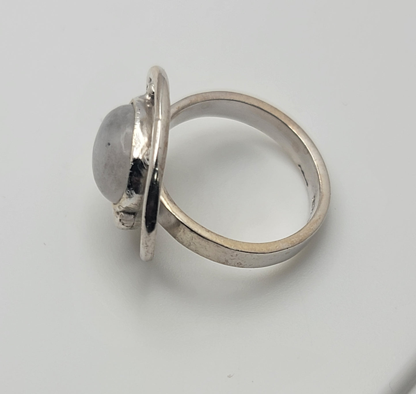 Moonstone Ring 925 Sterling Silver Statement Ring